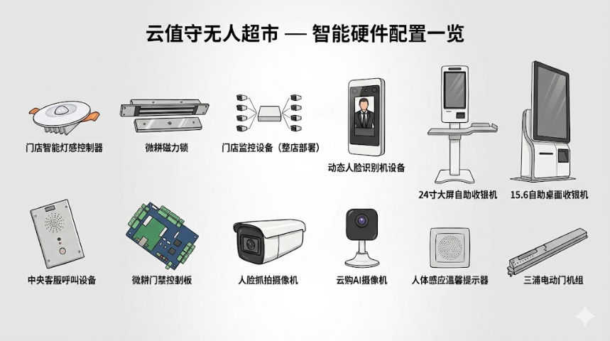 重庆视觉识别全景摄像头怎么用,无人超市