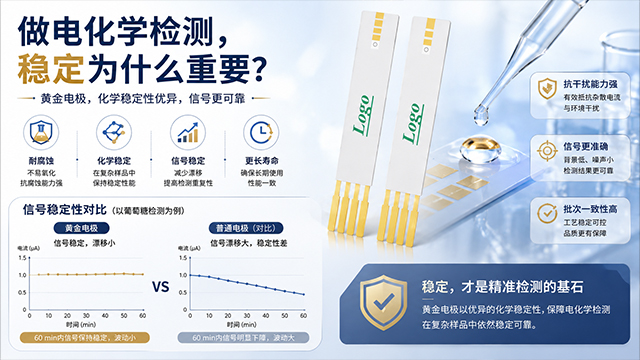 南通生物溅射黄金电极传感器直销