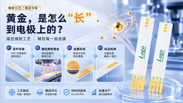 天津溅射黄金电极传感器货源充足