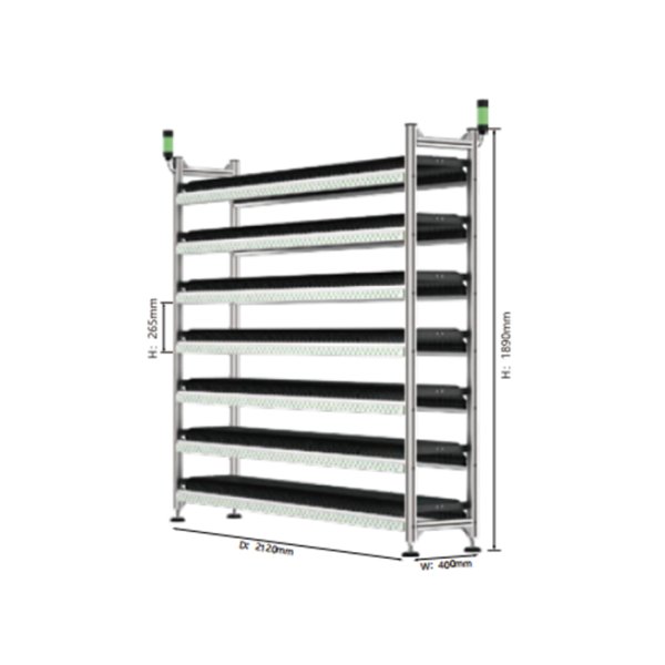 7寸標(biāo)準(zhǔn)智能電子料架 SMD2N-A8