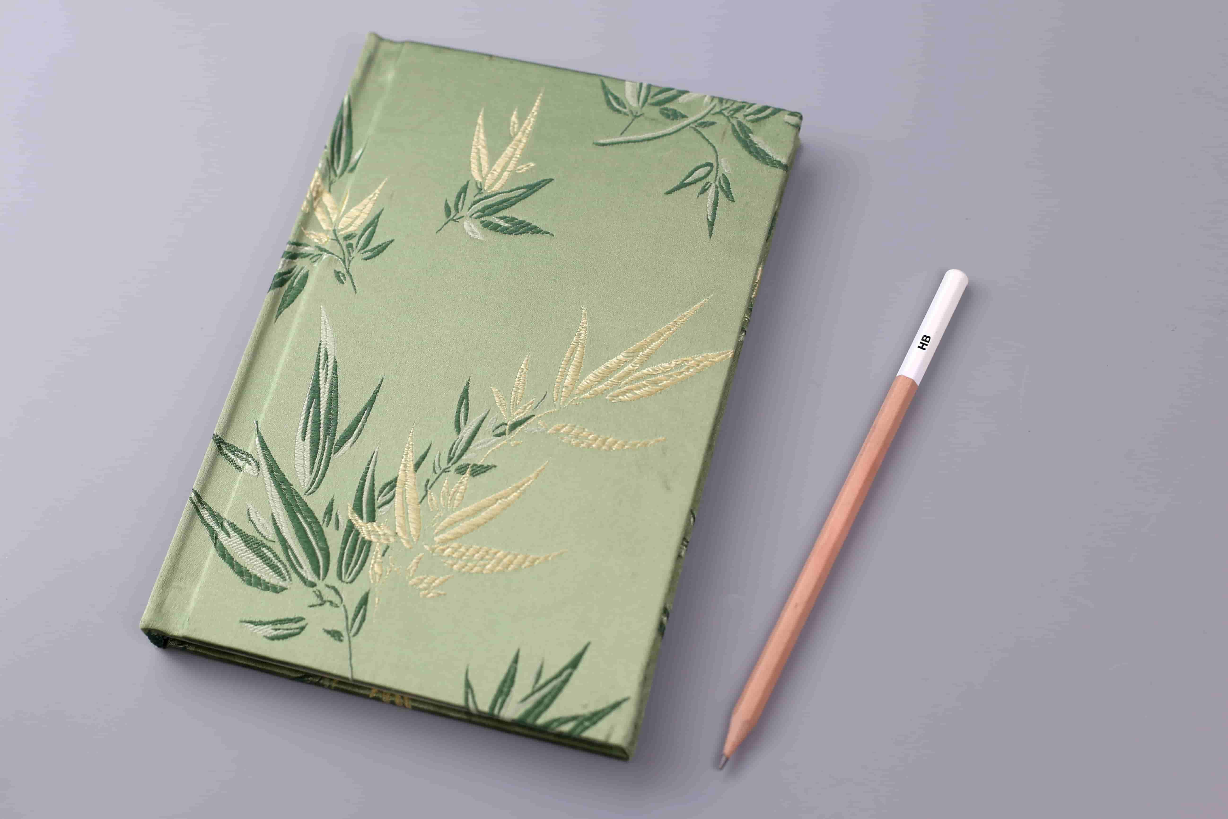 繡花織物手賬本