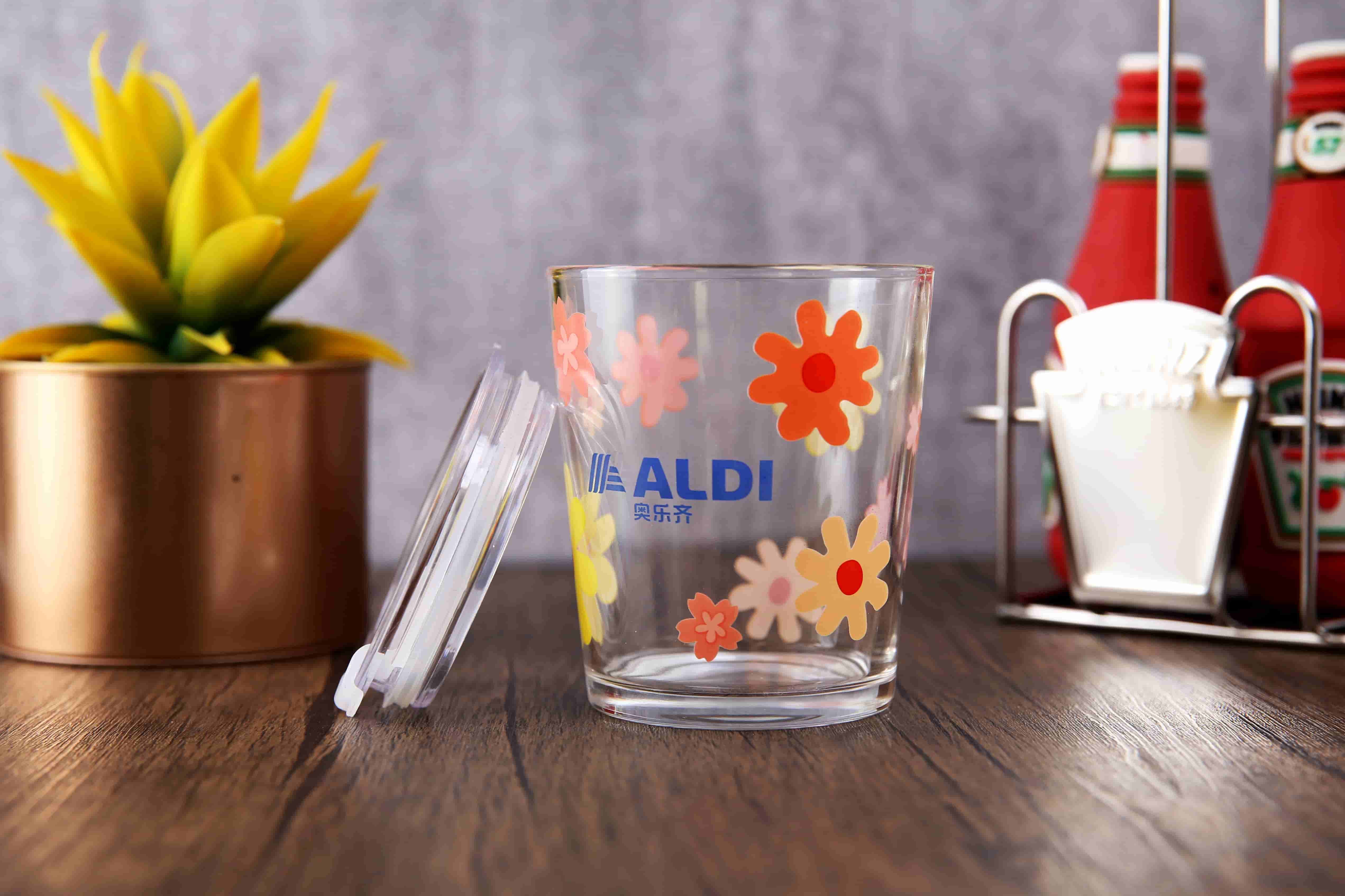 奧樂齊透明水杯