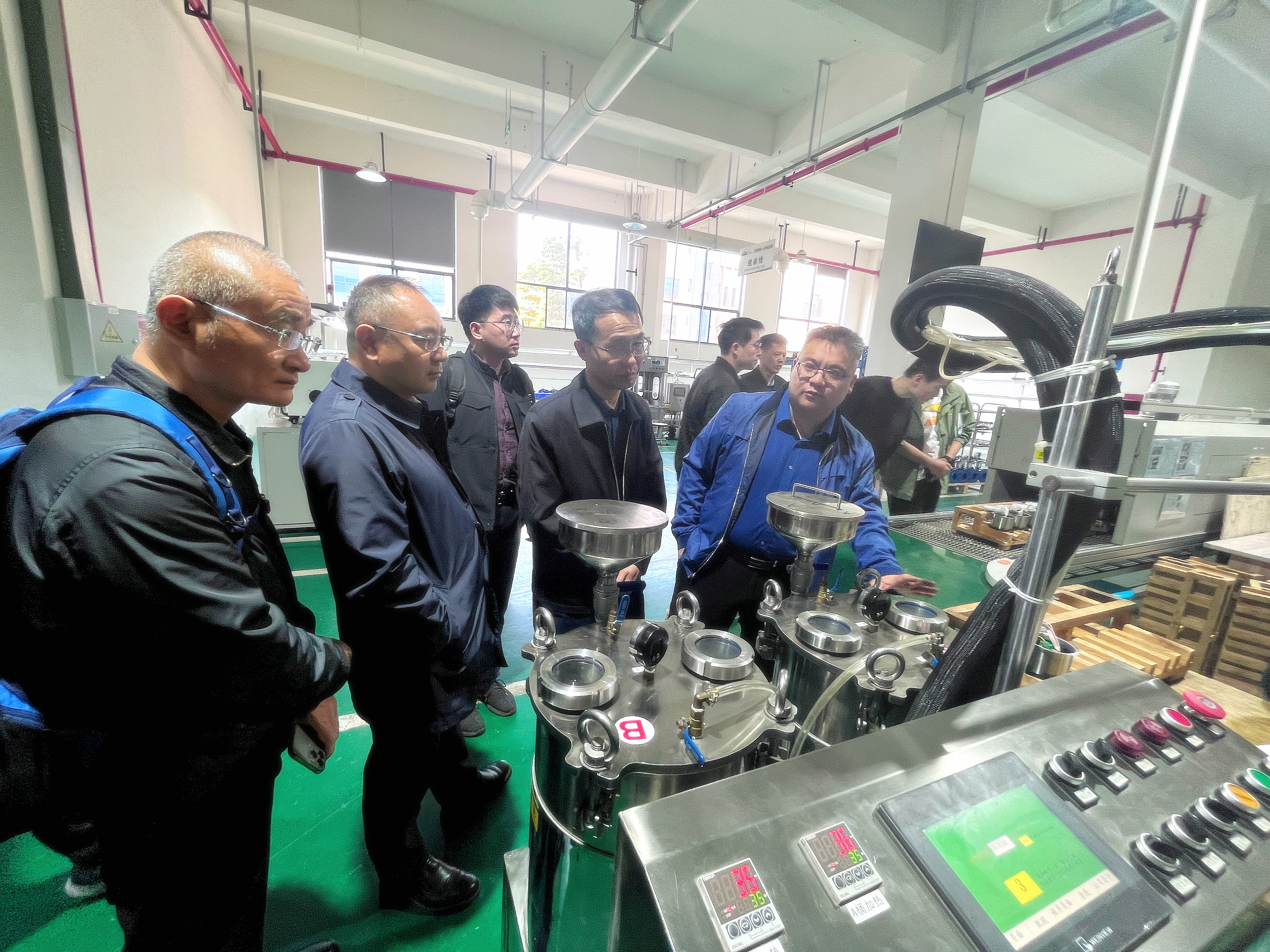 深圳市環境水務集團有限公司一行來我司考察指導