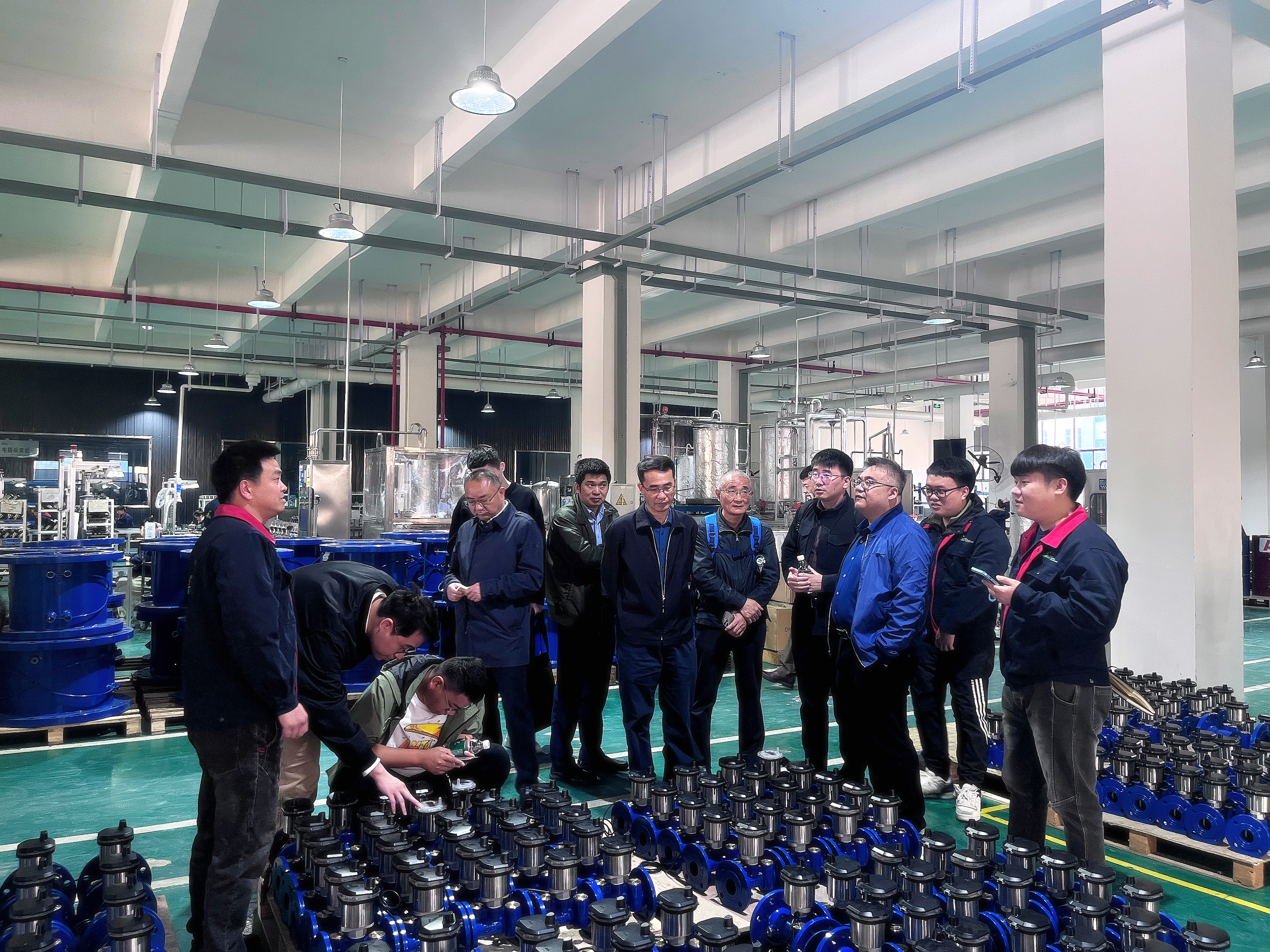 深圳市環境水務集團有限公司一行來我司考察指導