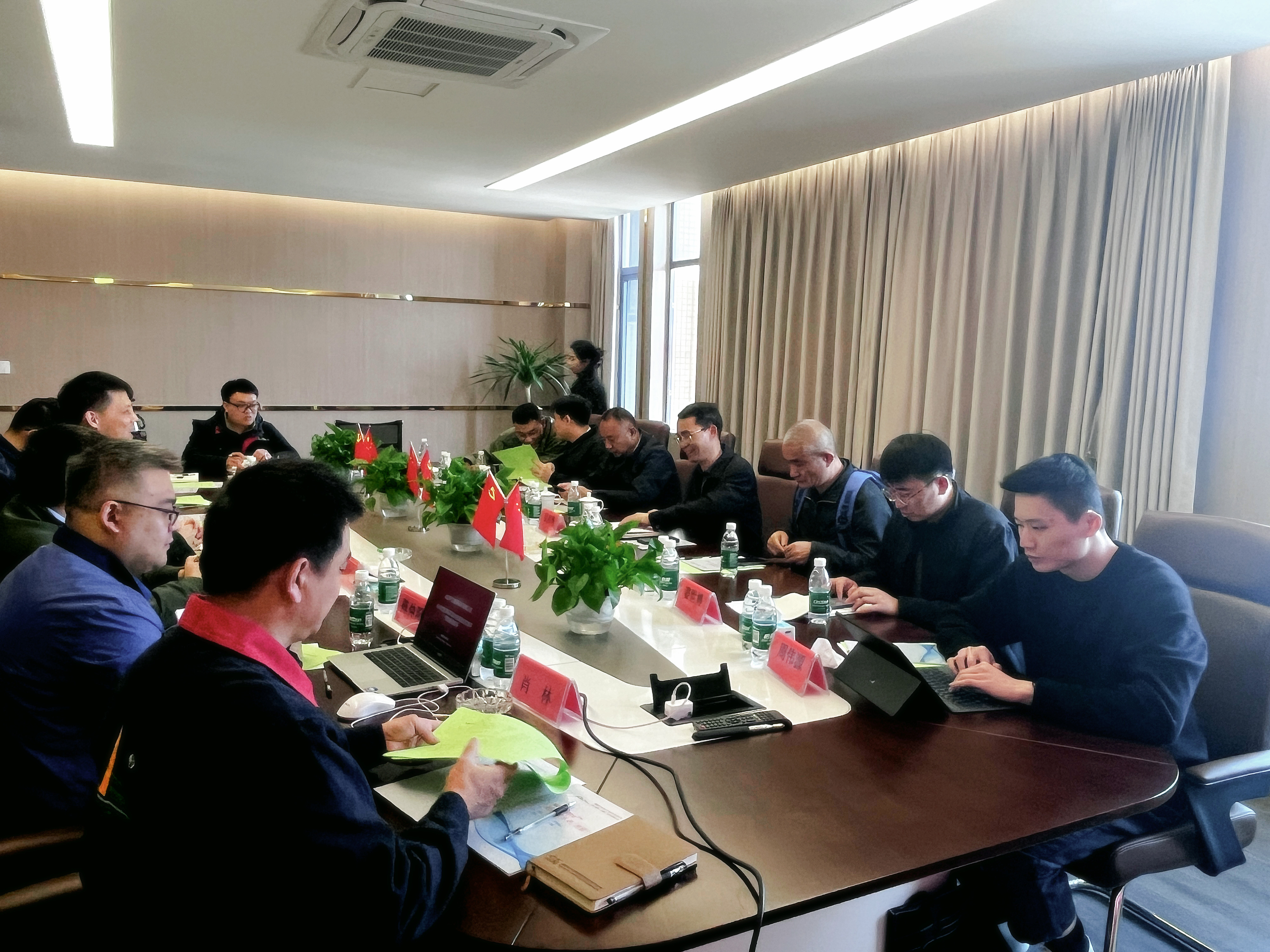 深圳市環境水務集團有限公司一行來我司考察指導