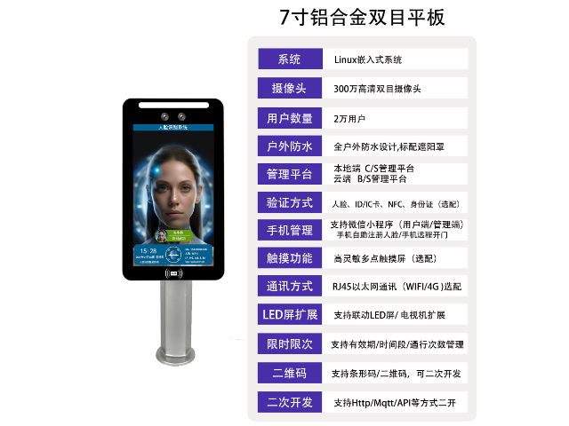 廣東校園人臉識(shí)別設(shè)備 可二次開(kāi)發(fā) 深圳市中防智慧科技供應(yīng)