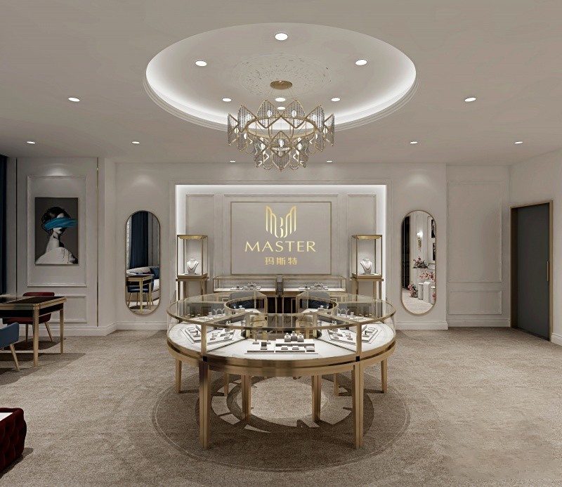 FANFAN: Luxury Jewelry Store Showcase Project-Master Jewelry Display ...