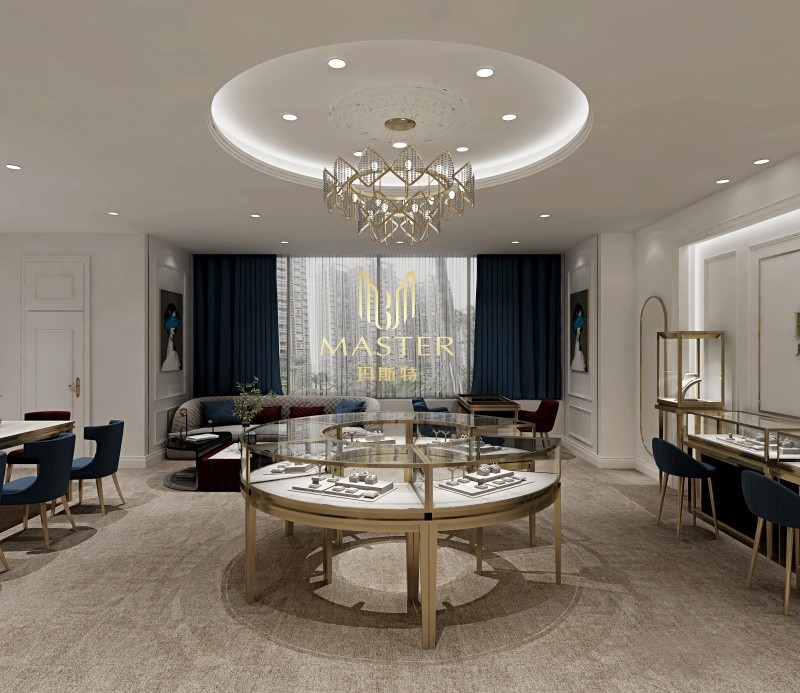FANFAN: Luxury Jewelry Store Showcase Project-Master Jewelry Display ...