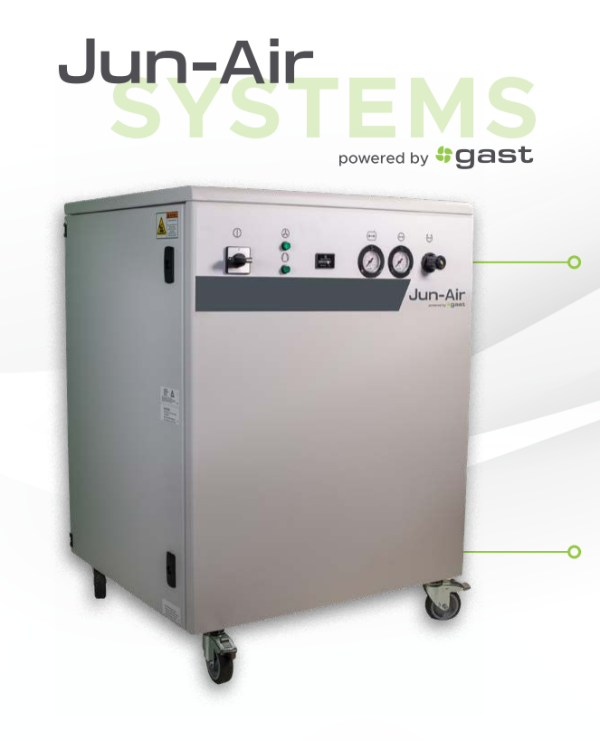 JUN-AIR無油空壓機2x120R-40M