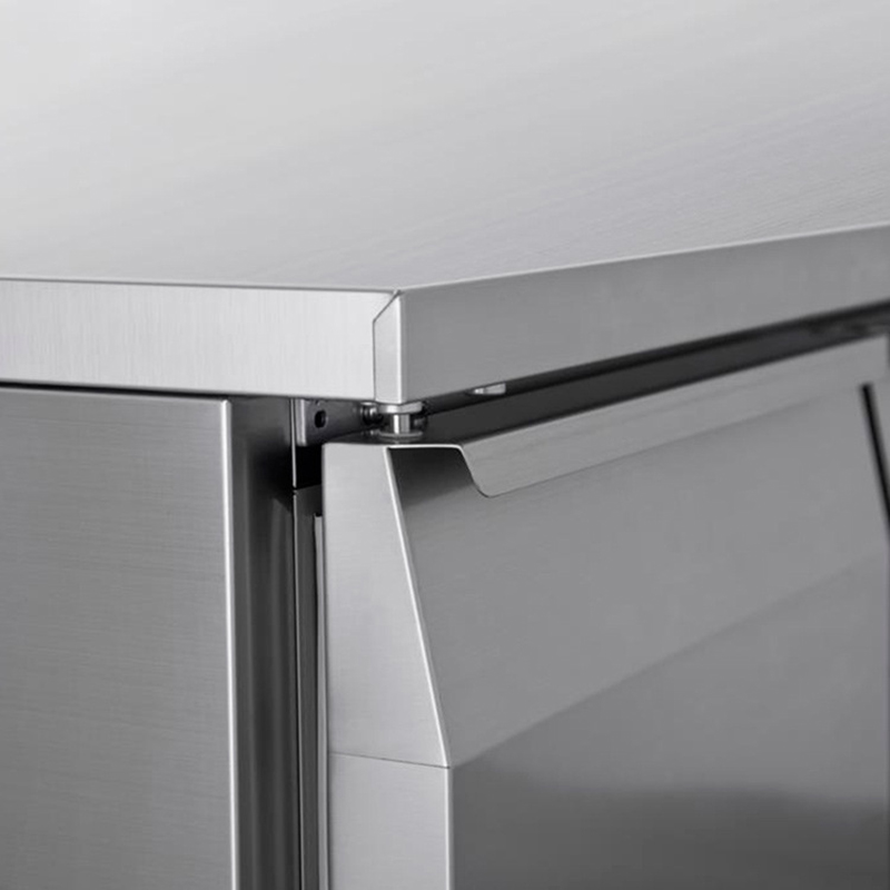 Monoblock System Stainless Steel GN Counter Chiller & Freezer Showcase Commercial Refrigerator Mini Capacity Storage Cabinet GNH2100TN/GNH3100TN/GNH4100TN/GNH2100BT/GNH3100BT/GNH4100BT