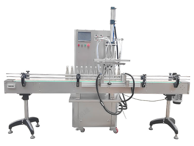 東莞洋酒液體灌裝機軋蓋線,液體灌裝機