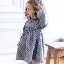 girls marl grey dress