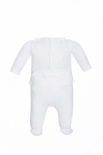 Baby Ruffle Collar Cotton Footies