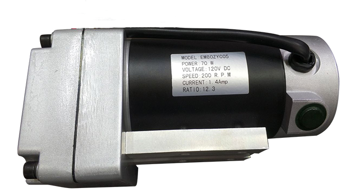 powerful brushed DC gear motor for pipe cleaner