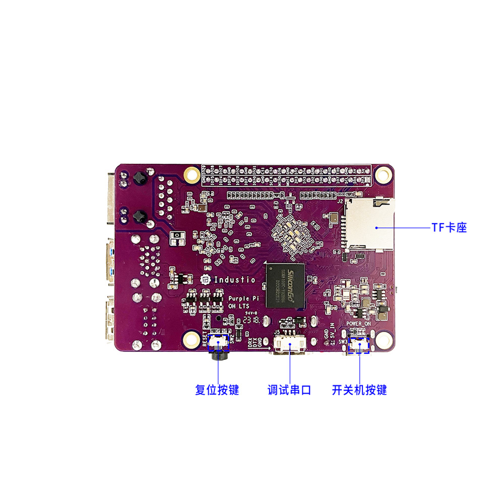 RK3566 四核A55<br>Purple Pi OH鸿蒙开发板