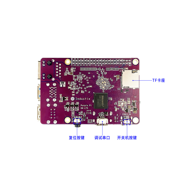 RK3566 四核A55<br>Purple Pi OH鸿蒙开发板