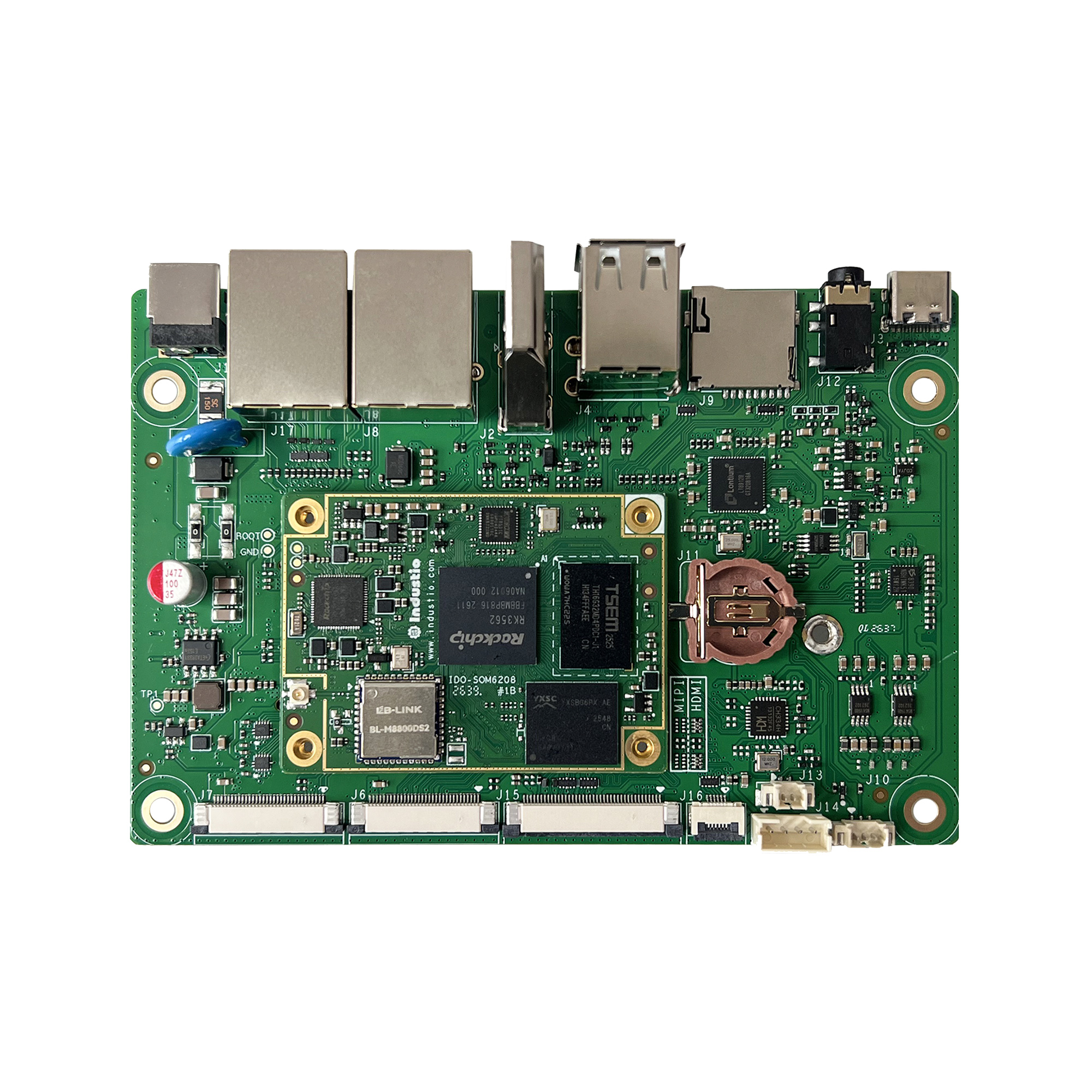 RK3562 四核A53<br>IDO-EVB6208-V1