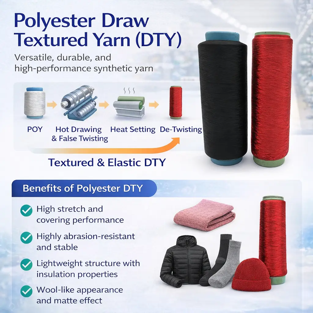 Draw Textured Yarn (DTY