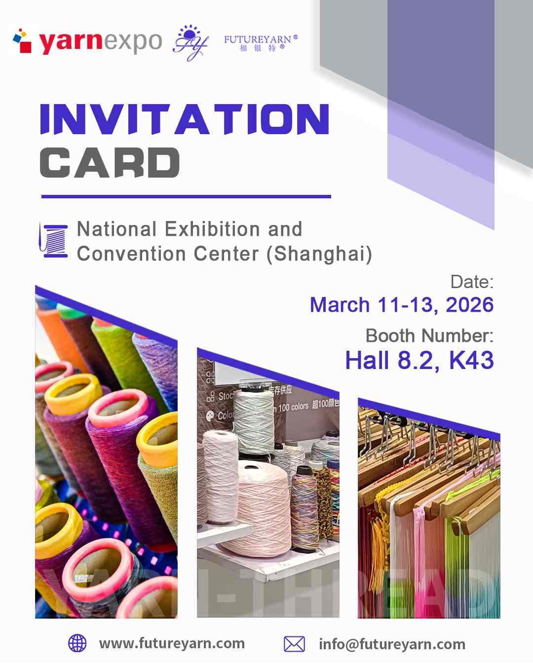 Futureyarn Textile Co.,Ltd. Participates in Yarn Expo Spring 2026