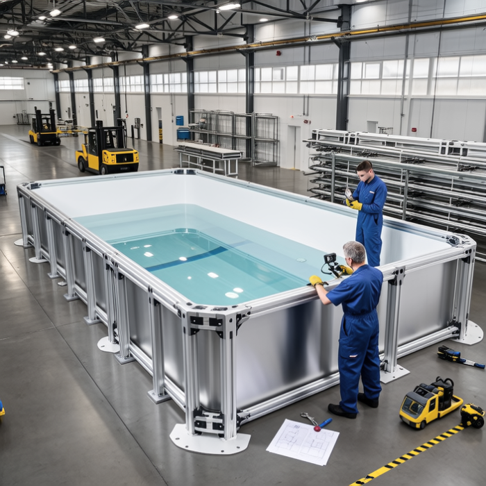 東莞市奔浪：鋼結構拼裝泳池廠家的專業之選