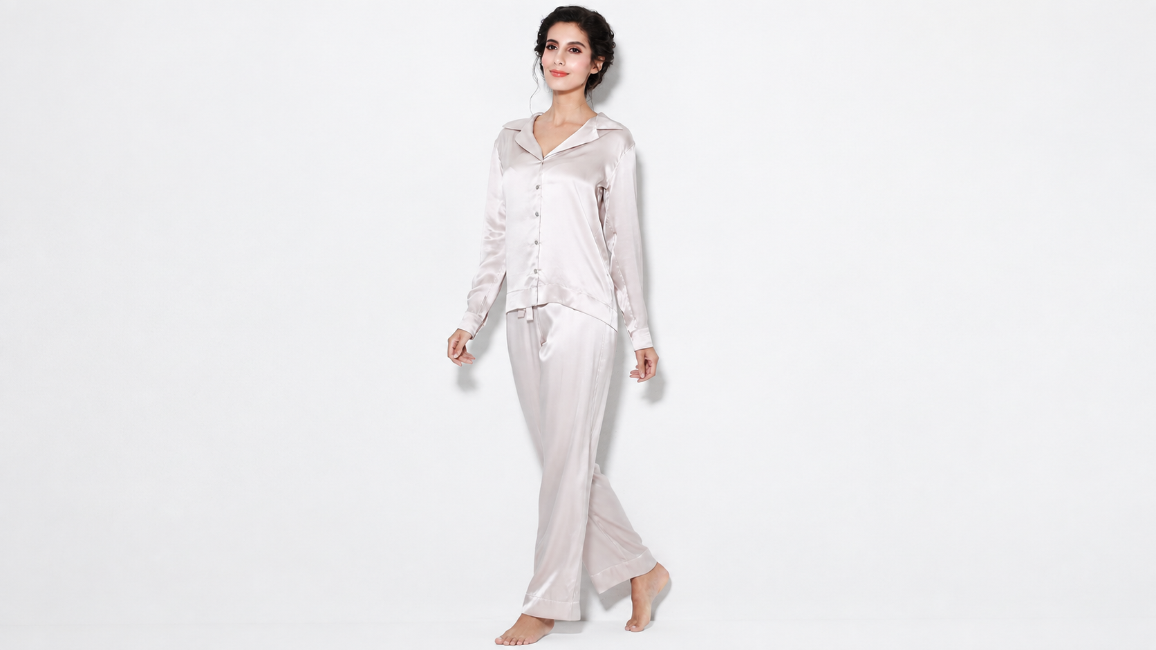 silk pajama set