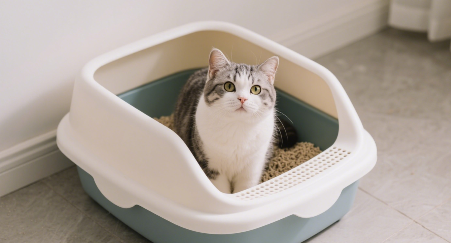 貓砂盆臭到不敢靠近？撒把茶葉梗，異味連夜消失