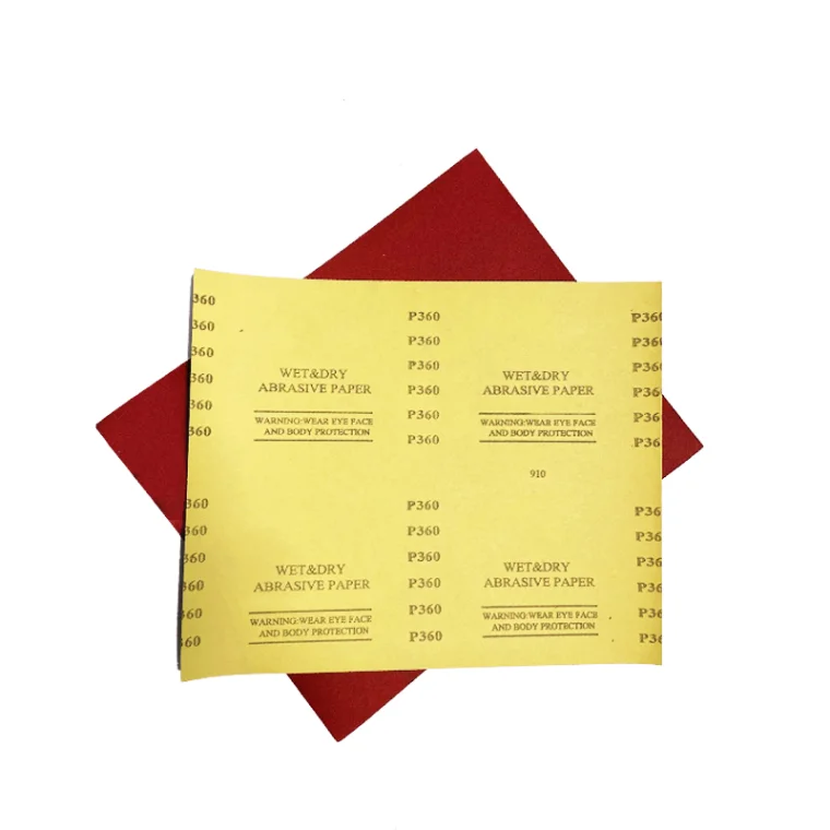 waterproof abrasive paper