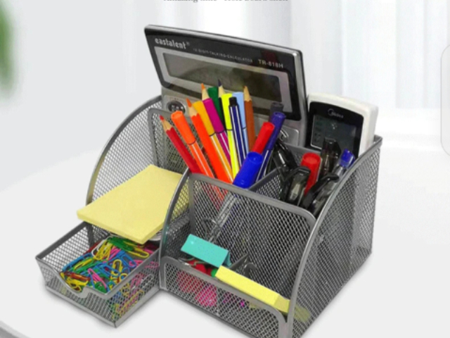 广东多功能桌面多功能笔筒五格笔筒整理盒,多功能笔筒五格笔筒整理盒