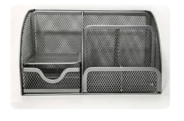 四川金属铁艺多功能笔筒五格笔筒整理盒