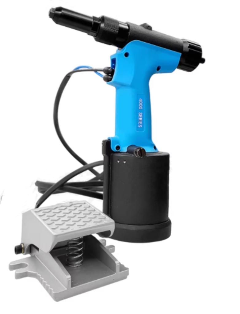 羅哥氣動(dòng)鉚釘槍（腳踏款）助力汽車零部件企業(yè)實(shí)現(xiàn)日均萬次鉚接