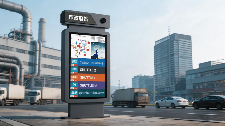 山東多功能一體電子站牌安全防護型 江蘇美城街具工貿供應