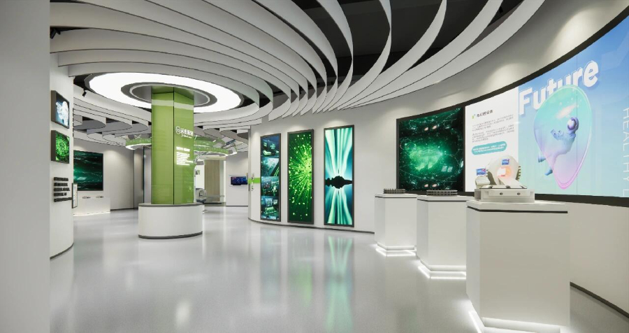 福建品牌干细胞展厅设计公司,干细胞展厅