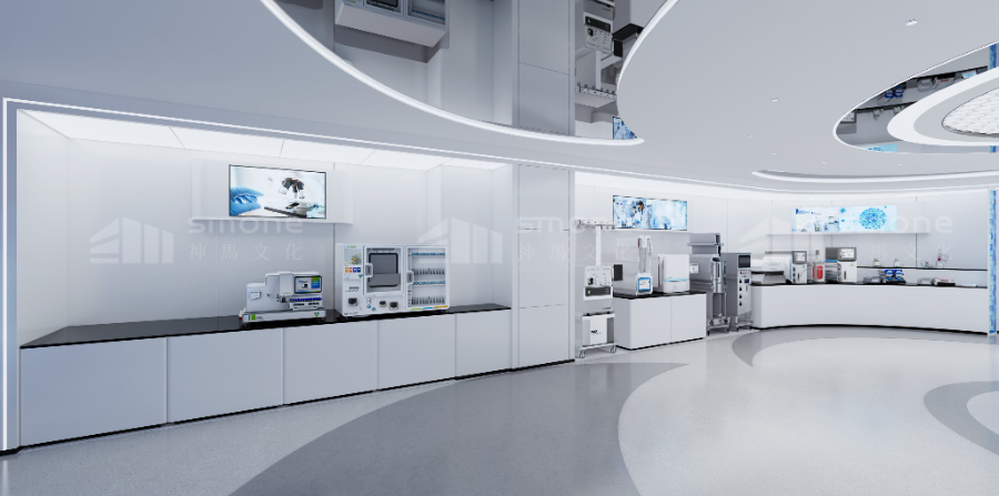 品牌干细胞展厅设计案例,干细胞展厅设计