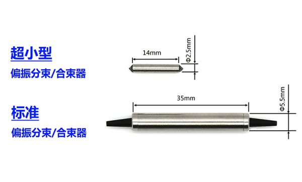 超小型（Super mini）偏振分束/合束器