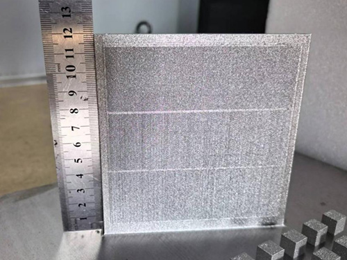 毛細微孔主動發汗結構樣件