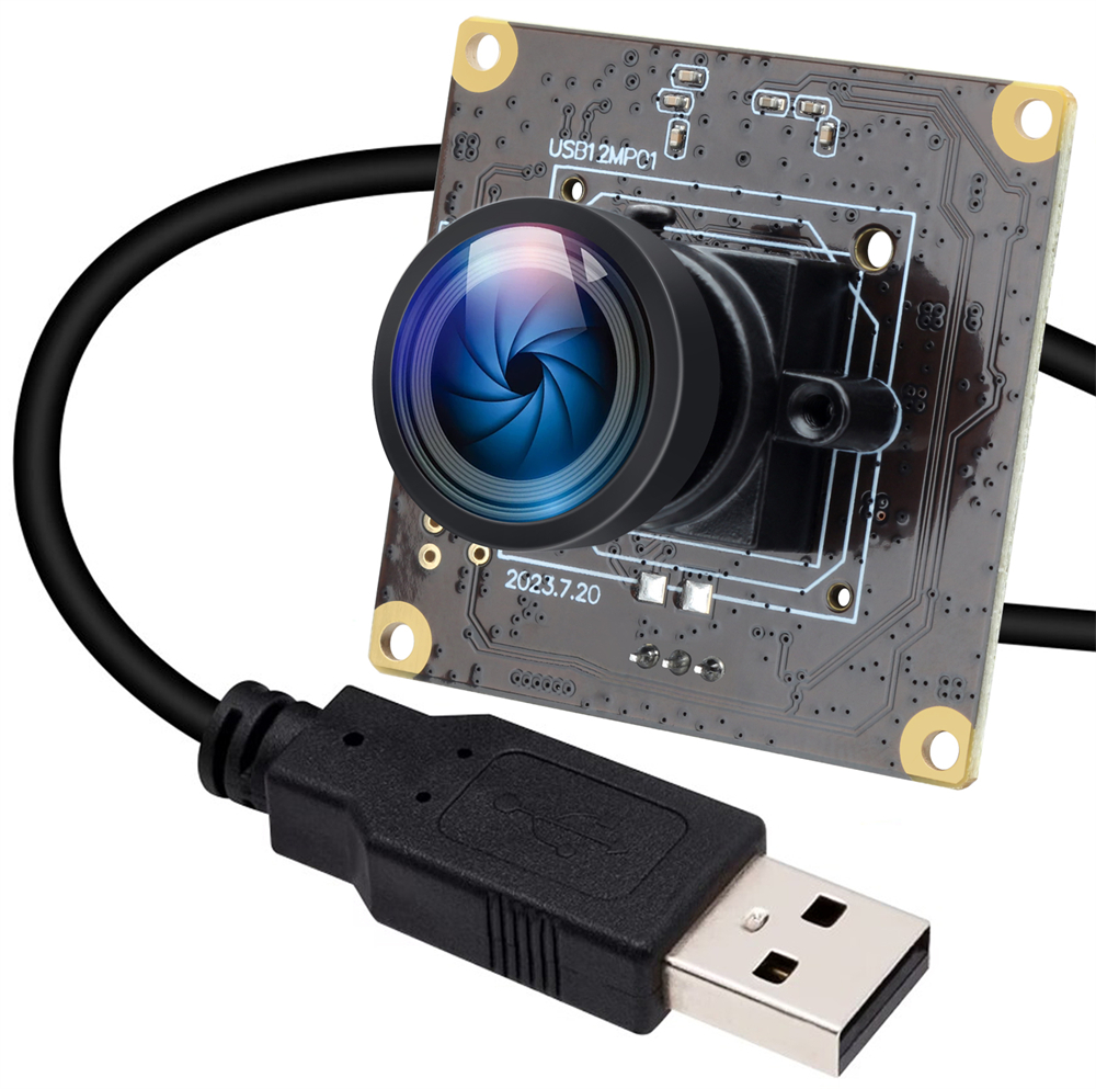 High-Speed 4K USB Webcam Module with 118° Wide Angle for Golf and Lightburn