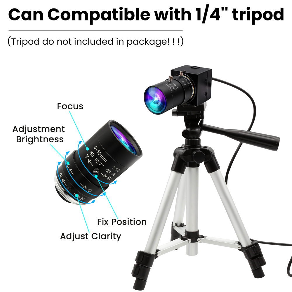 High-Quality Mini USB2.0 Webcam for Windows, Linux, Android & Mac - ELP ...