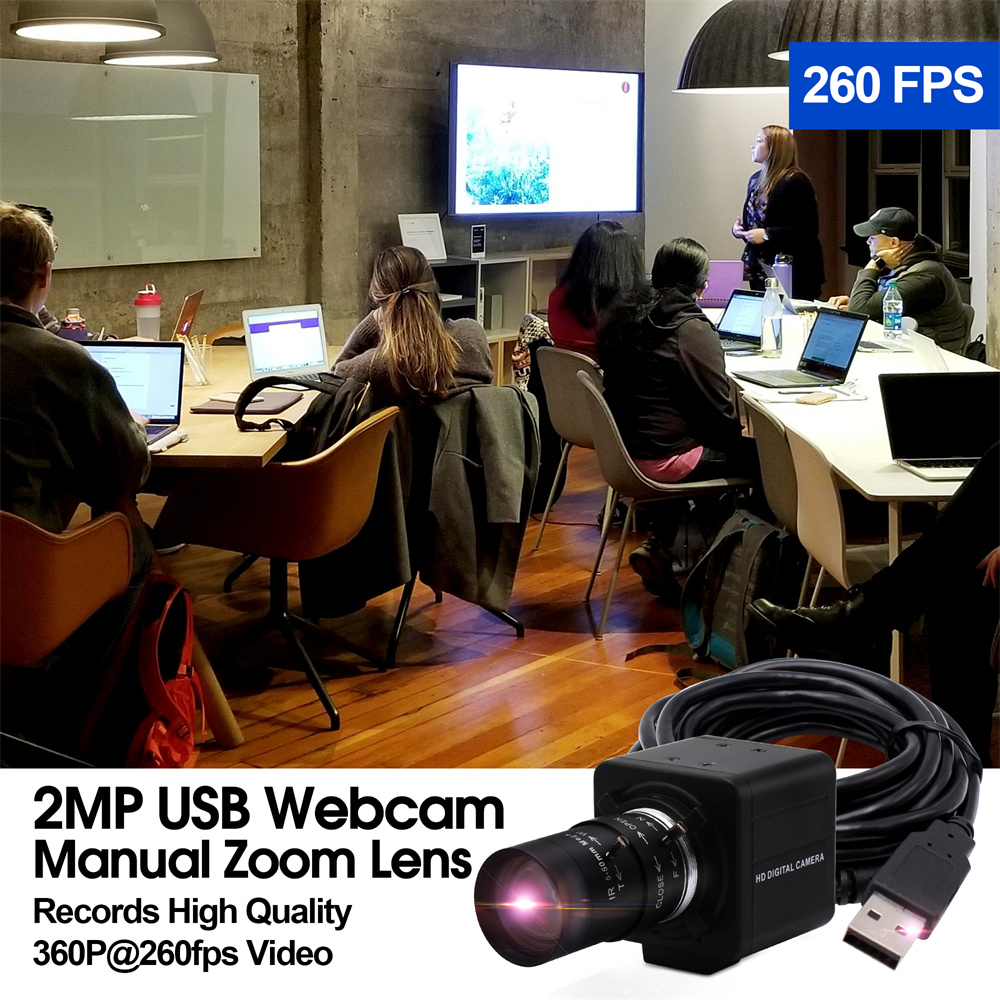 ELP 1080P High Speed Webcam MJPEG 260fps 360P/ 120fps 720P/ 60fps 1080P ...