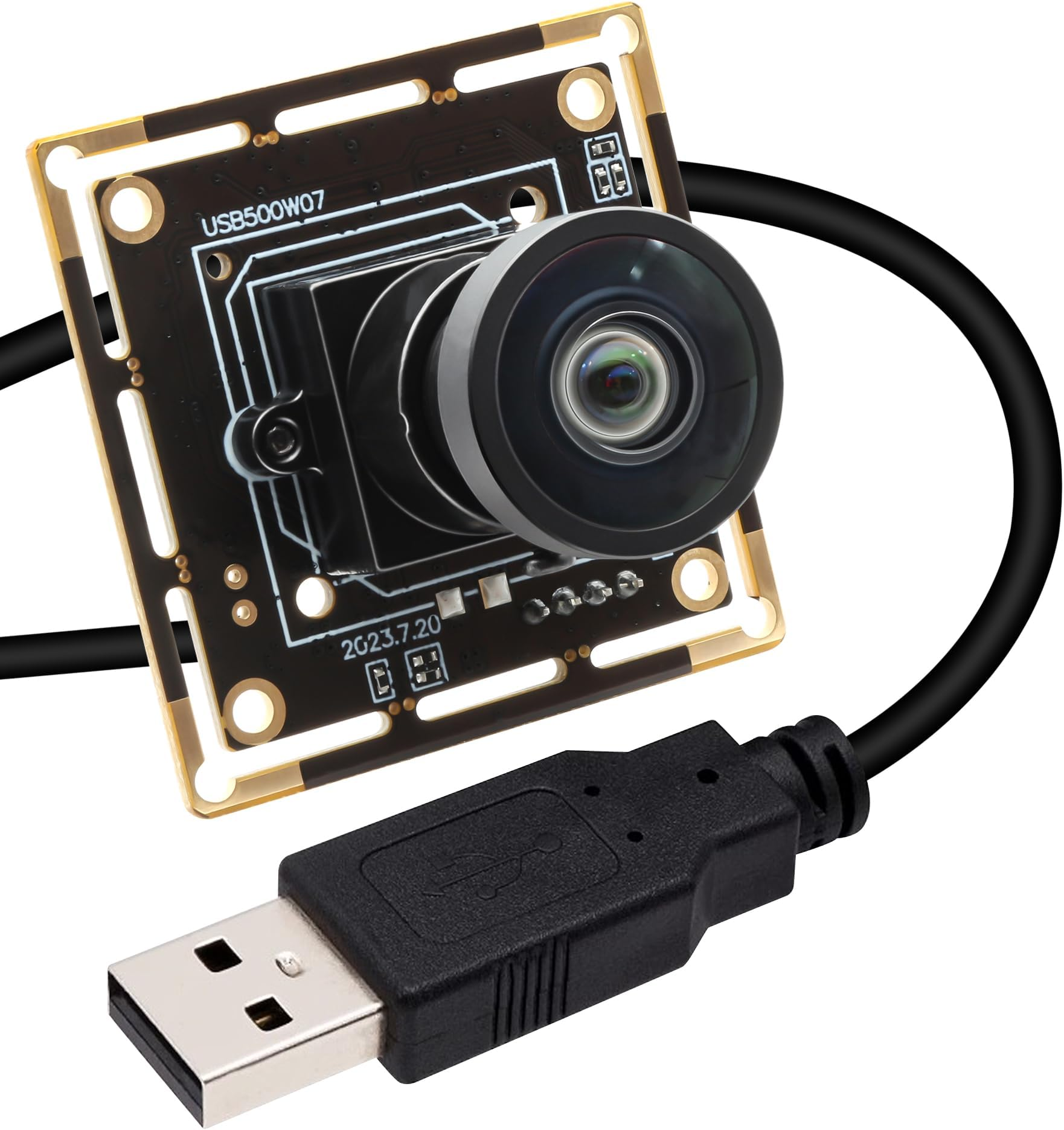 Usb Measurement Camera ELP 5MP USB Camera Module - Wide Angle, No Distortion, 30fps