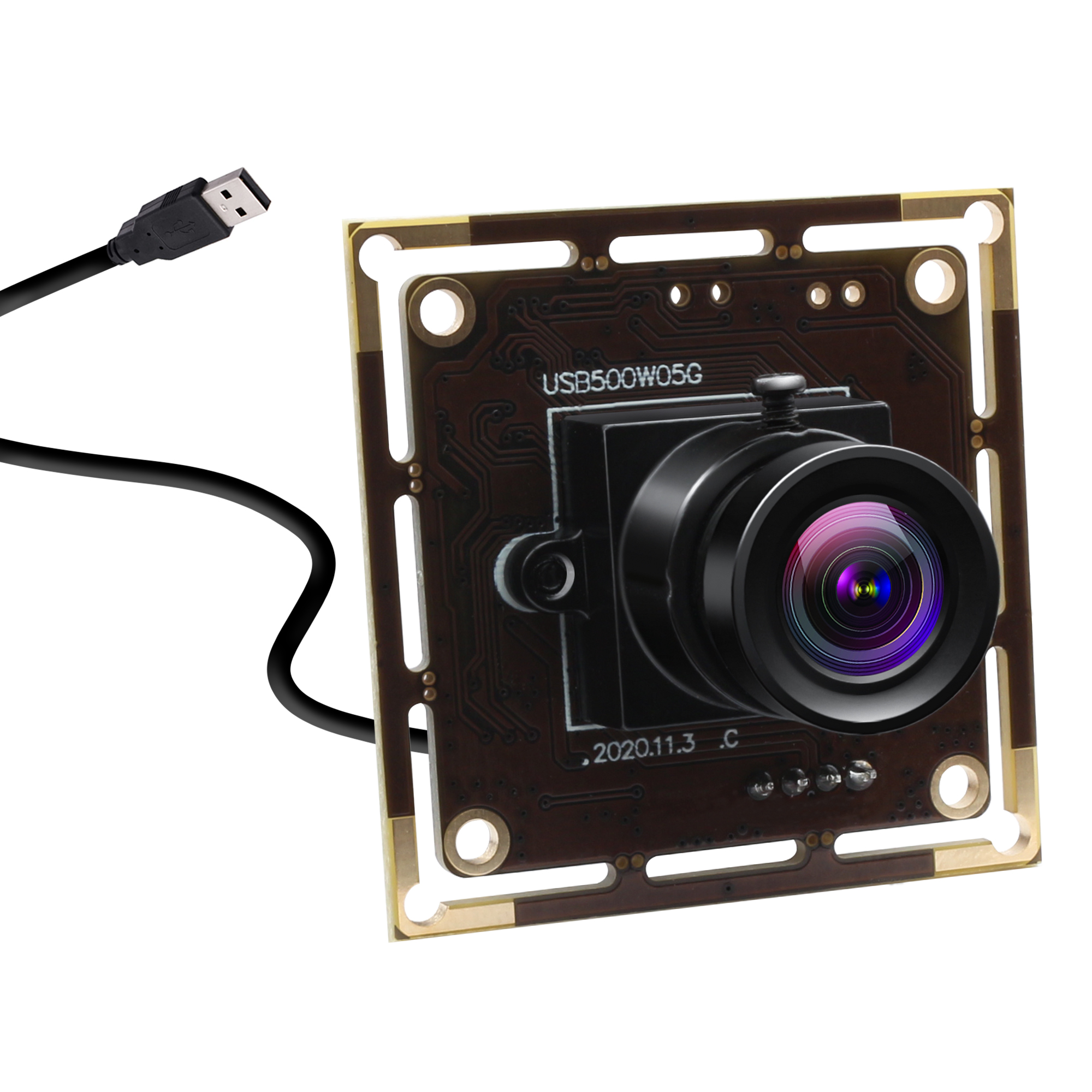 ELP 5MP High-Resolution USB Camera with 3.6mm Lens for PC & Laptop