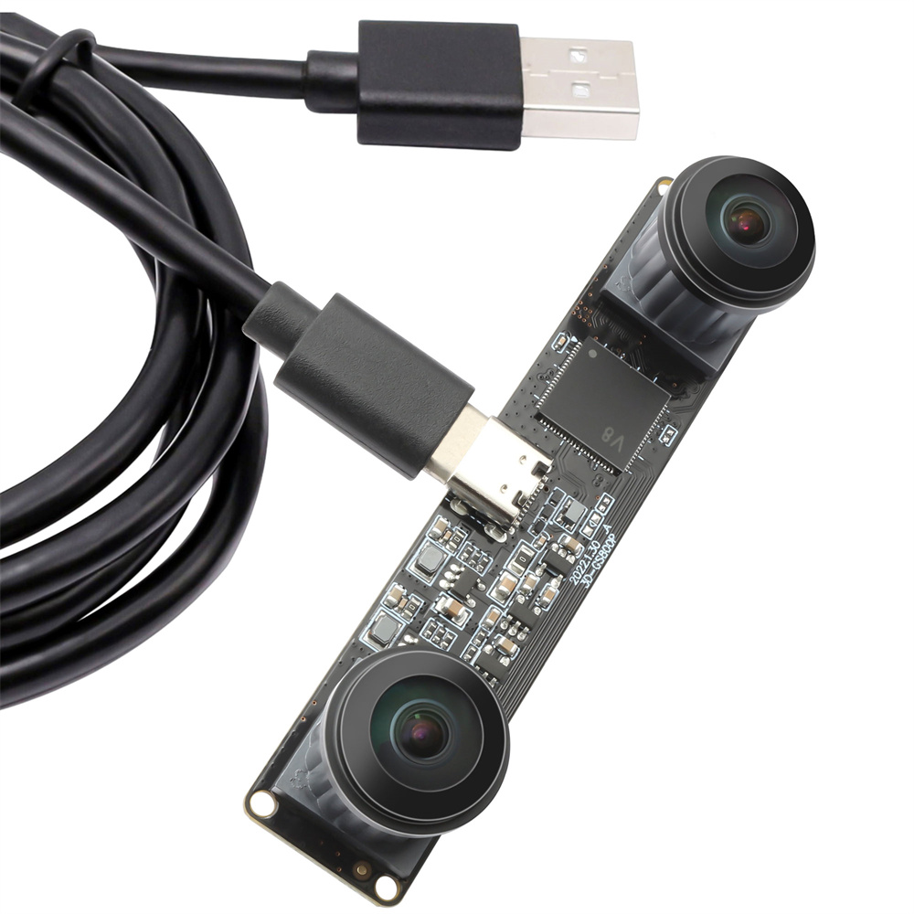 OV9281 Monochrome Stereo USB Camera Module, Global Shutter, 120fps 800P ...