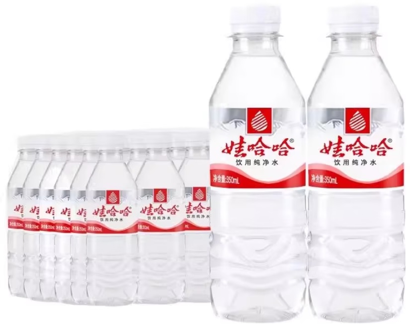What kind of purification process does Wahaha Pure Water use?