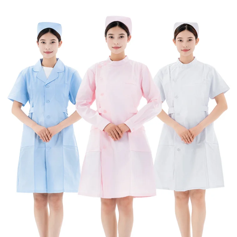 Breathable Twill Nurse Scrubs - Pharmacy Hospital Dental Pet Doctor Workwear