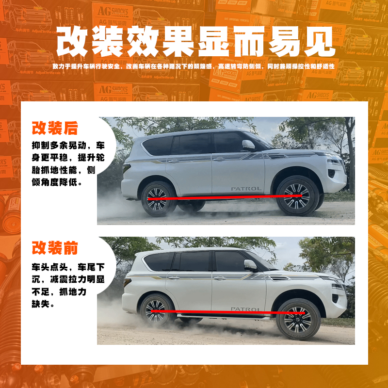 道奇公羊5500定制無線電控氮氣減震器