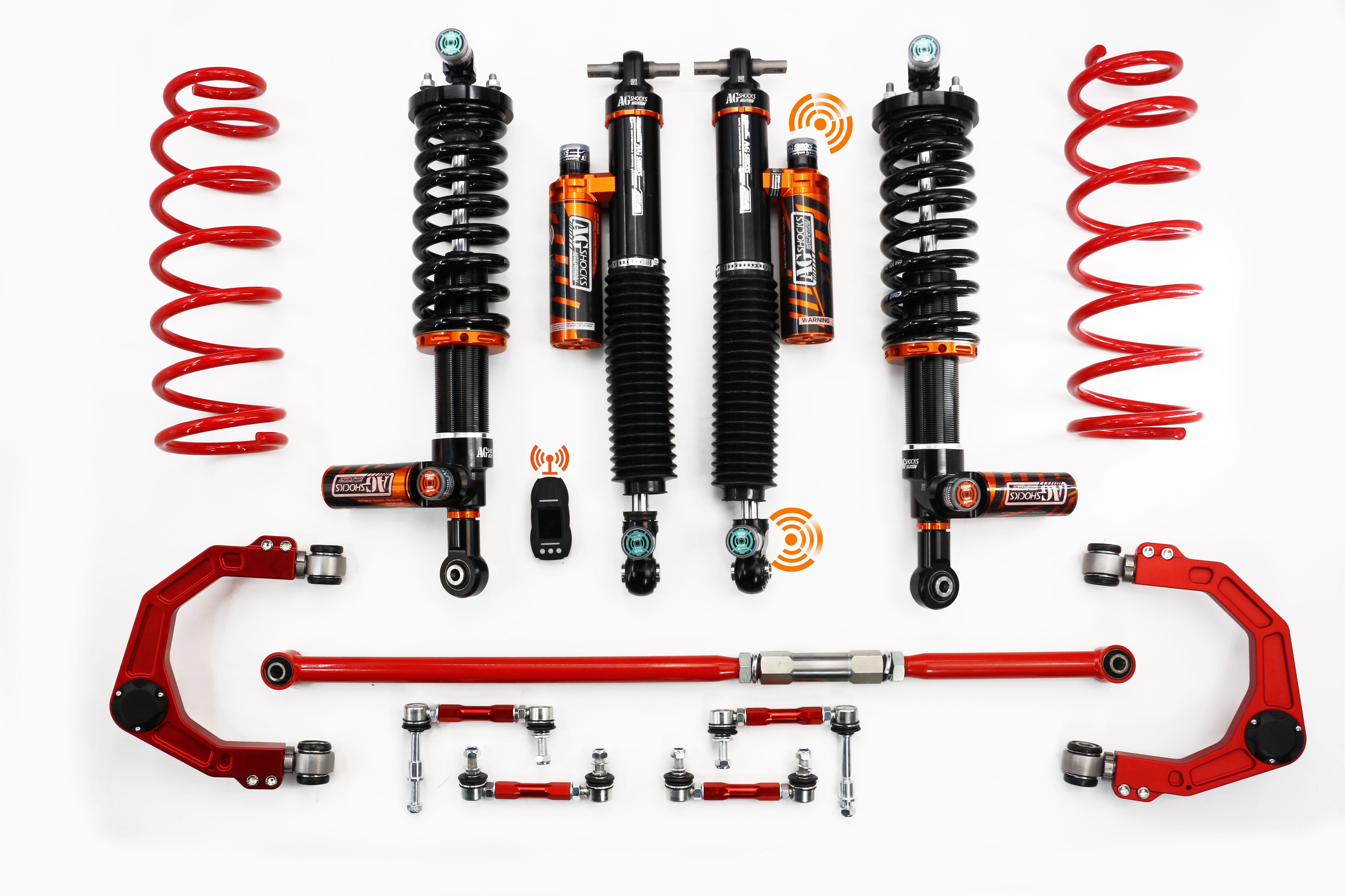 坦克300/400/500無(wú)線電控氮?dú)鉁p震器1.5寸升高