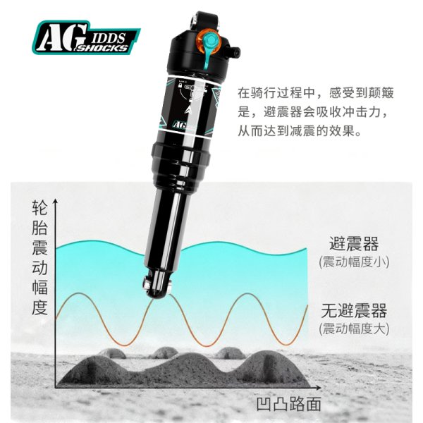 自行車安裝雙氣室氮?dú)廛浳埠竽? title=