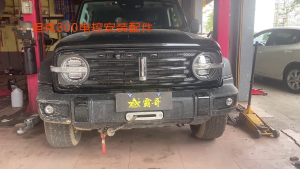 坦克300/400/500無(wú)線電控氮?dú)鉁p震器1.5寸升高