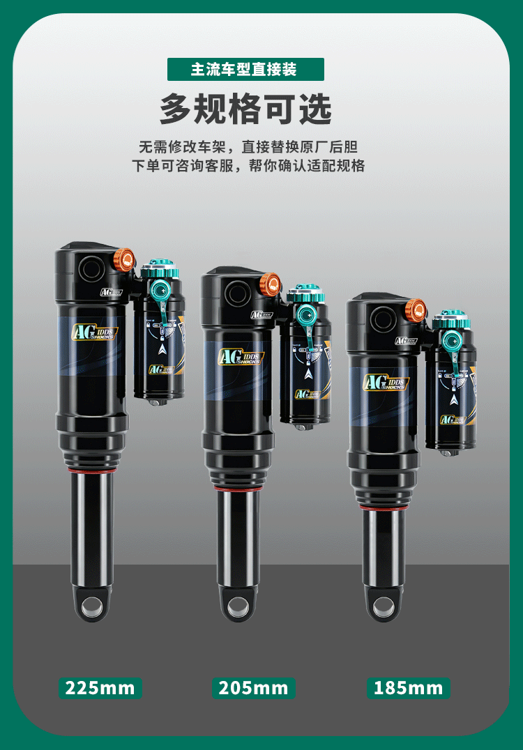 软尾减震后胆