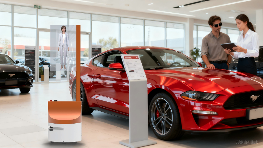 商場oled透明屏數(shù)字人交互一體機(jī)推薦,oled透明屏