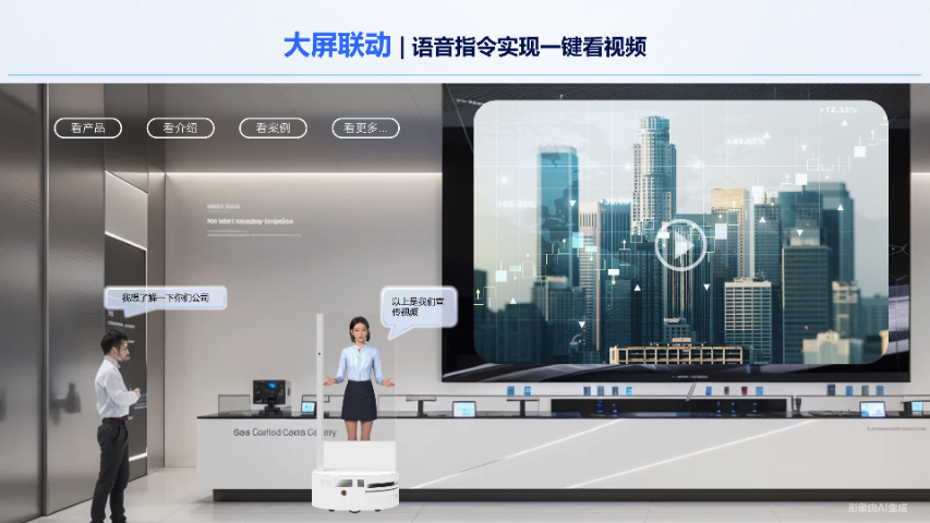 教育移動式oled透明屏數(shù)字人交互一體機(jī)外觀 術(shù)天人工智能科技供應(yīng)